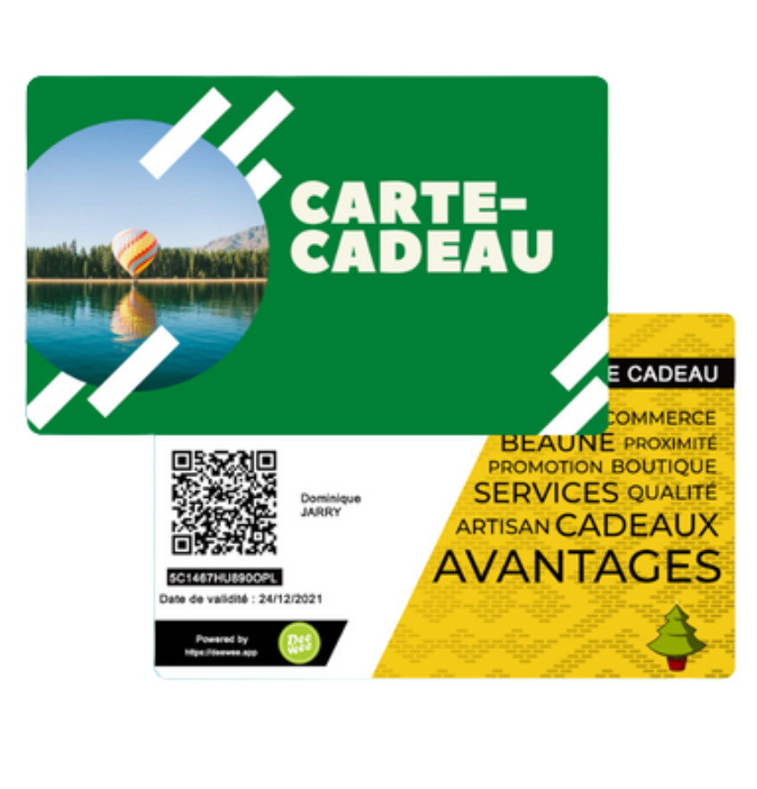cartes PVC personnalisées