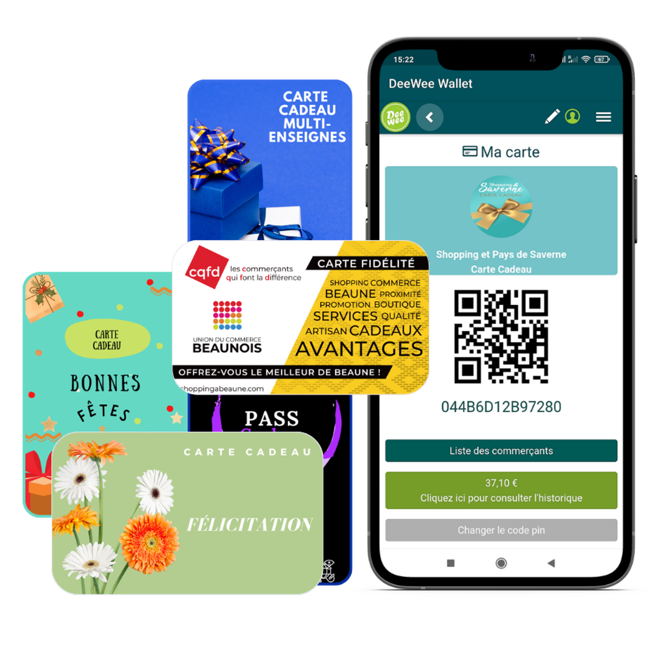 cartes PVC personnalisées